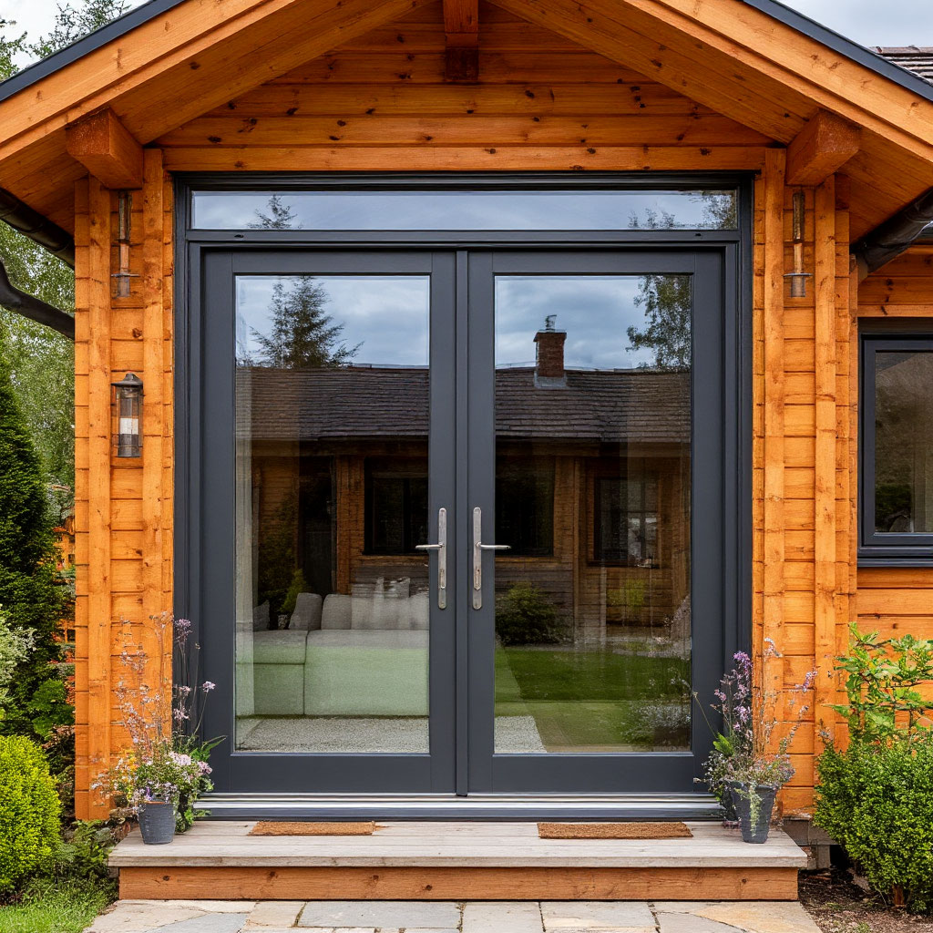 Алюминиевые двери