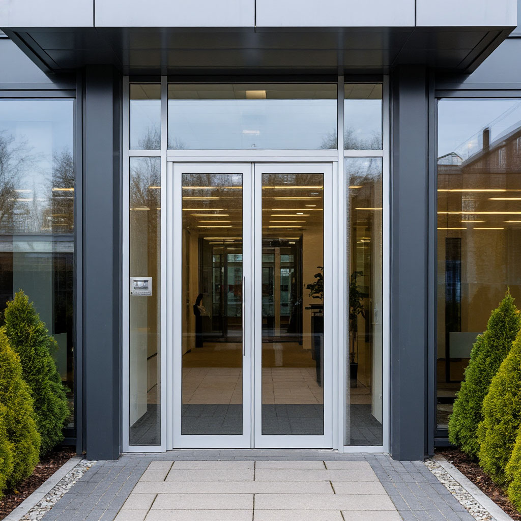 Алюминиевые двери