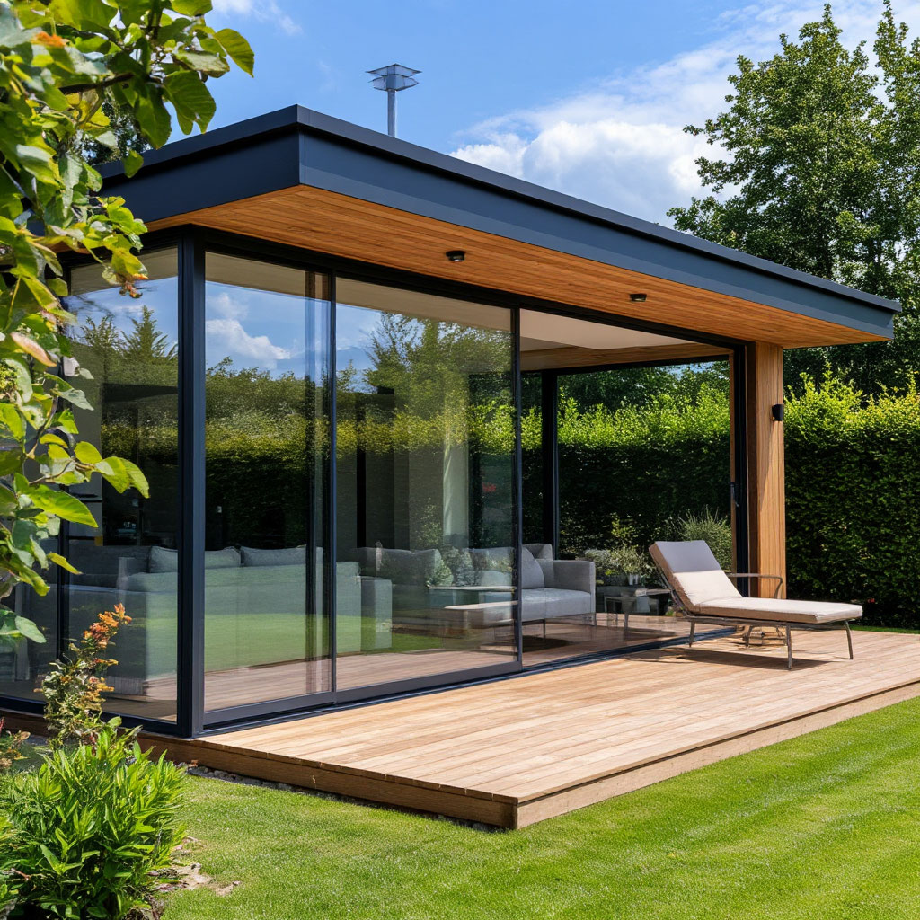 Алюминиевые двери