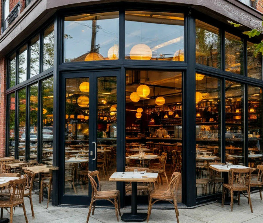 Остекление ресторанов