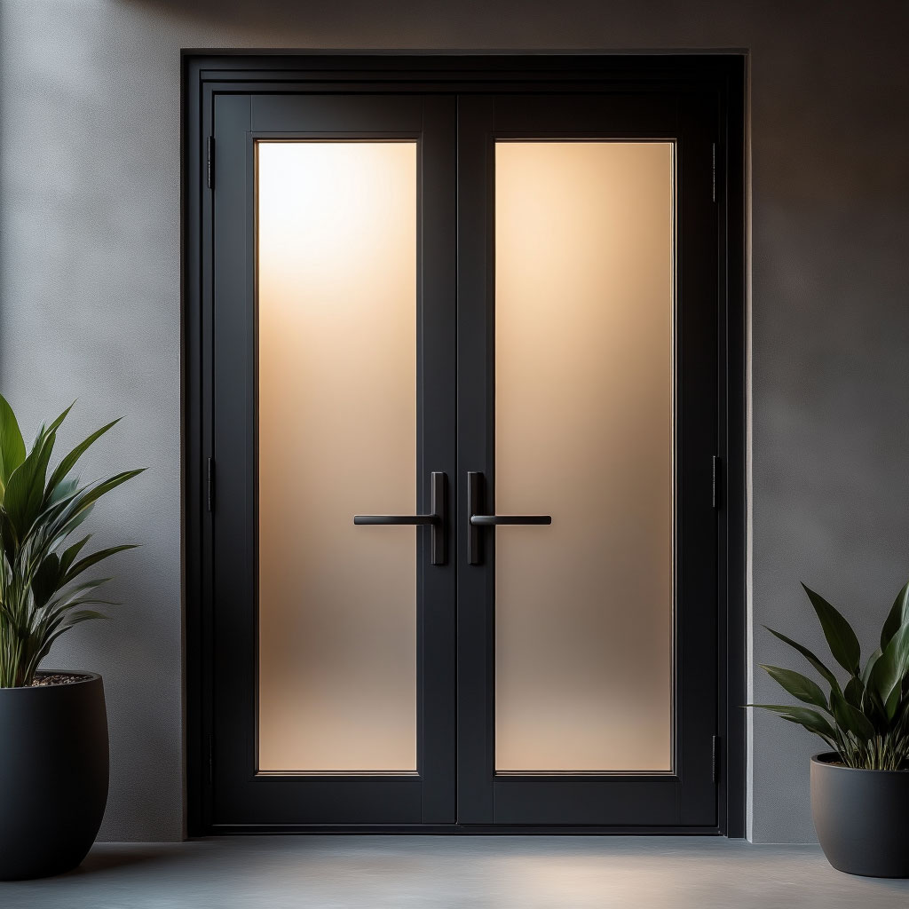 Алюминиевые двери