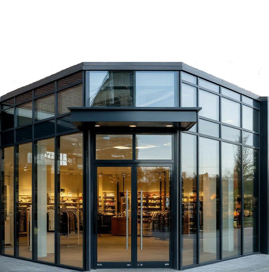 Алюминиевые витрины